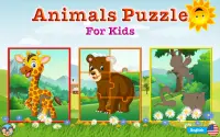 Animals Puzzle - Jigsaw Puzzle Game for Kids Screen Shot 6