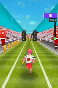 Touchdown Race: Running Soccer Screen Shot 0