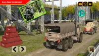 Permainan Trak Tentera Luar Screen Shot 3