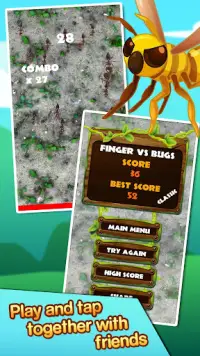 Finger vs bugs: fun and addict Screen Shot 2