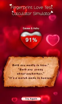 Love Test – Fingerprint Love Calculator Prank Screen Shot 1