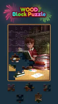 Wood Block - Jigsaw Puzzle Screen Shot 1