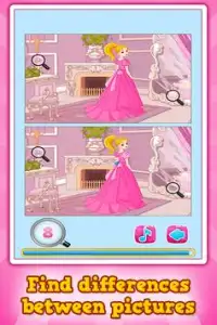 Принцессы и пони: найдите разницу *Бесплатная игра Screen Shot 1