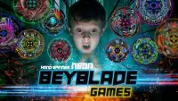 Neon beyblade games fidget spinner toys Screen Shot 0