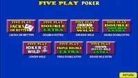 Five Play Poker Screen Shot 4