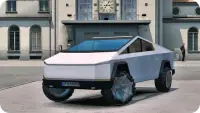 CyberTruck Electric Car Driving Simulator 2020 Screen Shot 0