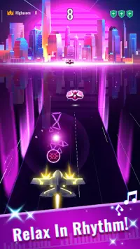 Rhythm Flight: EDM Music Game Screen Shot 1