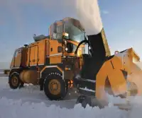 Arado de neve Caminhões Jogos Screen Shot 1