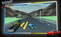 Corrida de carros da estrada3D Screen Shot 4