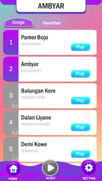 Piano Tiles Ambyar Screen Shot 2