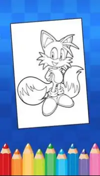 Coloring Pages Sonic-Héro Screen Shot 2