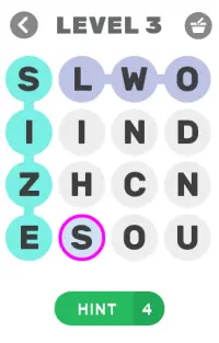 Word Search - Only for Brilliants Free Word Puzzle Screen Shot 2