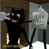 Among Cartoon Cat Night SCP Milkwalker Versus 2