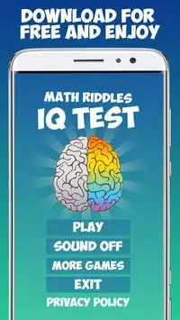 Math Puzzle: Brain Games & Just Riddles - IQ Test Screen Shot 0