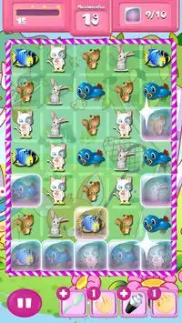 My Favorite Pets, free match three game with pets Screen Shot 3
