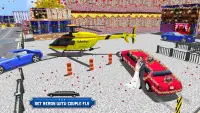 리무진 웨딩 택시 시뮬레이터 게임 : 고급 자동차 게임 Screen Shot 1