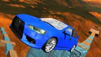 Echte Tracks: Unmöglich Future Car Stunt Game Screen Shot 11