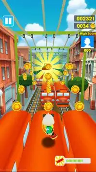 Panda Subway Rush Screen Shot 4