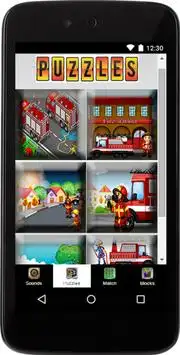 Fire Truck Puzzle Games Free Screen Shot 1