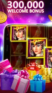 Slots Casino-Queen of the Nile Screen Shot 0