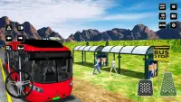 未舗装道路 バス シミュレータ 2019年： 3D コーチ ドライバ ゲーム Screen Shot 4