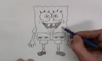 How To Draw Spongebob Cartoon Screen Shot 0