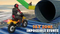 Stunt Bike Racing Impossible Tracks Stunt Games Screen Shot 7