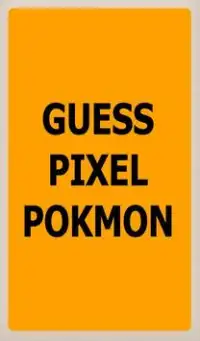 Guess Pixel Pokemon Screen Shot 0