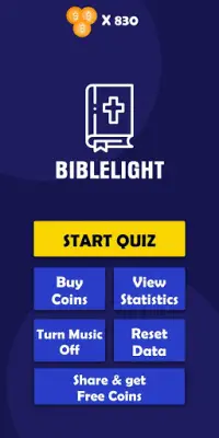 BibleLight: Best Online Bible Trivia Quiz Game App Screen Shot 0