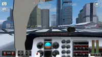 Flight Sim BeachCraft City Screen Shot 1
