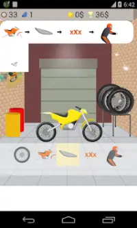मोटरसाइकिल खेल का निर्माण Screen Shot 1