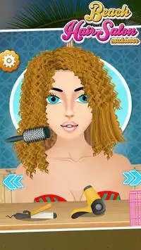 Beach Hair Salon Makeover Screen Shot 0