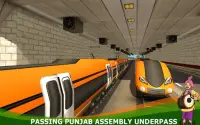 Orange Line Metro Train Gra: Nowy symulator pociąg Screen Shot 7