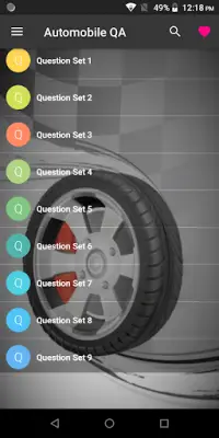 Automobile Question Answers Screen Shot 0