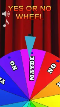 YES or NO wheel - spin to decide Screen Shot 1