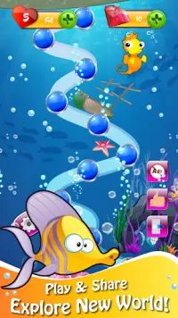 Fish Fantasy Match 3 Free Game Screen Shot 1