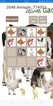 2048 Animals Screen Shot 7