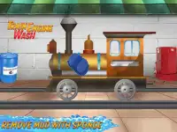 Train Engine Wash: gry dla dzi Screen Shot 1