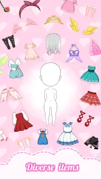 Chibi Doll: Dress up girl game Screen Shot 0