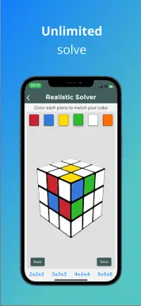 Rubik Cube Solver and Guide Screen Shot 2