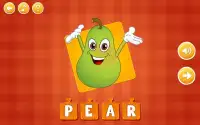 Fruits and vegetables spelling Screen Shot 15