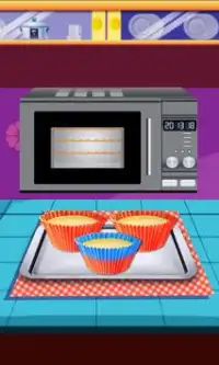 Rainbow Cupcake Maker - Tự làm Trò chơi Nấu ăn 201 Screen Shot 3