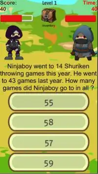 Math Ninja Adventures Screen Shot 4