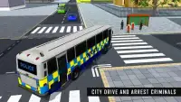 Police Bus Prison Duty Driver Screen Shot 6