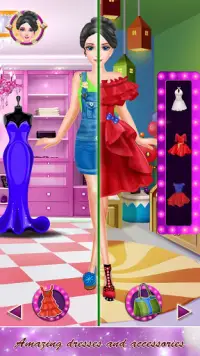Princess Makeup and Dress Up Salon: Girl Games Screen Shot 1