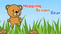 Hopping Brown Bear Screen Shot 0
