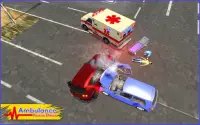 ขับรถกู้ภัยรถพยาบาล 2017 3D Screen Shot 16