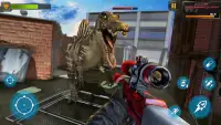 Dinosaur Hunter City Invasion Survival Screen Shot 1