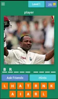 Cricket Celebrities Quiz: Cricket Game Screen Shot 0