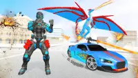 Flying Dragon Robot Car Game Screen Shot 3